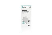 Puhelin - Adapterit & Laturit - eSTUFF INFINITE power adapter - 100% recycled plastic - USB - 24 Watt - ES637005