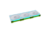 Kotelotuuletin - Lian Li UNI FAN SL FLEX 120 (3-pack) with controller - Kotelotuuletin - 120mm - Valkoinen RGB LED valolla - 29 dBA - 12SL1F3W