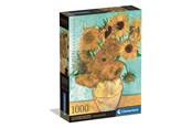 Palapelit - Clementoni Museum Sunflowers Jigsaw Puzzle – Compact Box 1.000 pieces 2D Palapelit - 39966
