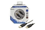USB kaapelit - Deltaco - USB cable - USB to USB - 2 m - USB2-8-K