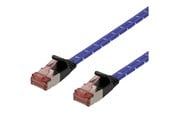 Verkkokaapelit - Deltaco patch cable - 1 m - white blue - Sininen - 1m - UFTP-2301