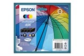 Mustepatruunat, värikasetit ja lisävarusteet - Epson 406 Multipack - 4-pack - black yellow cyan magenta - original - ink cartridge - C13T17G64010