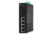 Kytkimet - LevelOne Hilbert IGS-2106P - switch - industrial lite 802.3af/at -40 to 75°C - 6 ports - smart - IGS-2106P