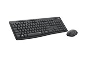 Näppäimistöt - Logitech MK295 Silent - keyboard and mouse set - AZERTY - Dutch - graphite Input Device - Näppäimistö ja Hiirisetti - Hollanti - Musta - 920-009803
