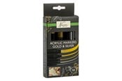 Askartelu- ja taidetarvikkeet - Nassau Acrylic Marker Set Gold & Silver - 5 pcs. - AR017005