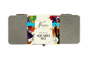 Askartelu- ja taidetarvikkeet - Nassau Metallic Aquarel Set - 24 pcs - AR052806
