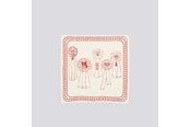 Koirat - Hay zzHAY - Recycled Dogs Scarf 55 x 55 (White & Red) - AE930-D281-AS30