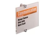 Konferenssi & Esitys - DURABLE CRYSTAL SIGN sign holder - transparent - 482319