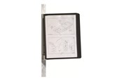 Konferenssi & Esitys - DURABLE VARIO 5 - display panel system bracket - for A4 - black - 591401