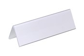 Konferenssi & Esitys - DURABLE sign holder - for 122 x 210 mm 61 x 210 mm - double-sided - transparent (pack of 25) - 805219