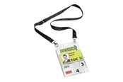 Konferenssi & Esitys - DURABLE card holder - for A6 - black - 852501