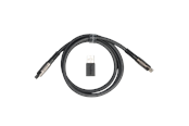 Näppäimistöt - Keychron Kaksiholkkinen Geek USB 8K -kaapeli (Black) - Näppäimistökaapeli - Musta - Cab-38
