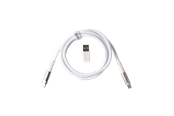Näppäimistöt - Keychron Kaksiholkkinen Geek USB 8K -kaapeli (White) - Näppäimistökaapeli - Valkoinen - Cab-37