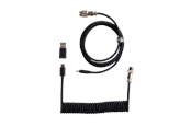 Näppäimistöt - Keychron Kierretty Aviator-kaapeli suoralla USB-liittimellä (Black) - Näppäimistökaapeli - Musta - Cab-49