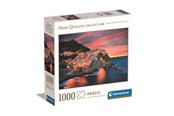 Palapelit - Clementoni "Dusk in Manarola" Square Box Jigsaw Puzzle 1.000 pieces 2D Palapelit - 80167