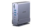 Telakointiasemat - Unitek - docking station - USB-C - 2 x HDMI DP - 1GbE - D1135AGY01