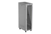 Räkit - Rack - Lanberg FF01 series - rack - 600 x 1000 flat pack with glass door - 42U - FF01-6042-12SL