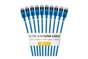 Verkkokaapelit - StarTech.com Startech patch cable - 15 cm - blue - Sininen - 6ASTP34BLS15CM10PK