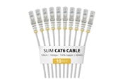 Verkkokaapelit - StarTech.com Startech patch cable - 1 m - grey - Harmaa - N6PAT100CMGRS10PK