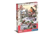 Palapelit - Clementoni HQC Robin and Holly Bushes Jigsaw Puzzle 1000 pieces 2D Palapelit - 81501