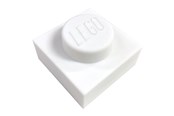 Lasten valaisimet - LEGO Iconic 1x1 Plate Night Light - White - 4006436-LP50