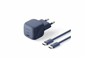 Puhelin - Adapterit & Laturit - Belkin BoostCharge 30W USB PD Wall Charger w/ PPS (Incl. 2m USB-C - USB-C Cable) - Indigo - WCA008kq2MBL-B6