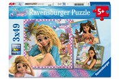 Palapelit - Ravensburger Mermaid Magic 3x49-palainen - 12004749