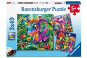 Palapelit - Ravensburger Vauvan puutarhalohikäärmeet 3x49p - 12004301