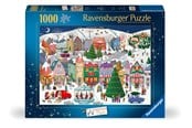 Palapelit - Ravensburger Joulukaupunki 1000p Palikka - 12001758