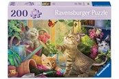 Palapelit - Ravensburger Cheeky Cats 200-palainen Ad - 12001735