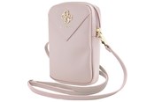 Puhelin - Muut lisävarusteet - GUESS Zip Triangle 4G bag - pink - 3666339210632