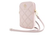 Puhelin - Muut lisävarusteet - GUESS Zip Quilted 4G bag - pink - 3666339210700