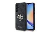 Puhelin - Kannet ja kotelot - GUESS 4G Big Metal Logo case for Samsung Galaxy A35 - black - 3666339259563