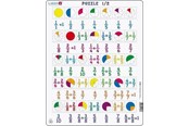 Palapelit - Larsen Puzzles Palapeli Math-Puzzle: Murtoluvut - 35 palaa, Max 2D Palapelit - AR5