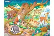 Palapelit - Larsen Puzzles Palapeli Suloiset eläimet metsässä - 29 palaa, Maxi (36 2D Palapelit - BM10