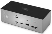 USB hub - OWC Dock I Thunderbolt 5 Dual HDMI Dock USB hub - 16 porttia - Harmaa - OWCTB5DHDOCKF
