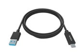 USB kaapelit - Vision Professional - USB-C cable - USB-C to USB Type A - TC 1MUSBCA/BL
