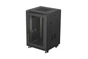 Räkit - Rack - Lanberg FF01 series - rack - 600 x 800 mm flat pack with glass door - 18U - FF01-6818-12B