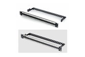 Lisätarvikkeet - StarTech.com Startech blank keystone patch panel - 1U - 19" - with cable management bar for RJ45 - TAA Compliant - C6PANELSTP481UCM