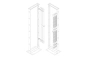 Räkit - Rack - Tripp Lite Eaton Series PDU Mounting Bracket Accessory Kit 2-Post 4-Post Open Frame Rack - SRPDU2PBRKT
