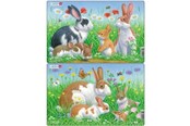 Palapelit - Larsen Puzzles Palapeli Kanit 2-asst - 8-palainen, Midi (28.5 c 2D Palapelit - CU3