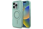 Puhelin - Kannet ja kotelot - GUESS IML Rhinestones MagSafe Case for iPhone 16 Pro Max - Green - 3666339305932