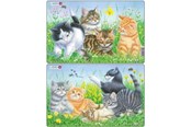 Palapelit - Larsen Puzzles Palapeli Suloiset kissanpennut 2-asst - 10-palainen, Midi 2D Palapelit - CU5