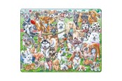 Palapelit - Larsen Puzzles Palapeli Iloiset koirat - 32-palainen, Maxi (36,5x28, 2D Palapelit - CZ6