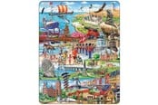 Palapelit - Larsen Puzzles Palapeli Tanskan nähtävyydet - 140-palainen, Maxi 2D Palapelit - KH19