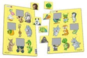 Palapelit - Larsen Puzzles Palapeli eläinten paritus 2-asst - 9-palainen, Midi (28.5 2D Palapelit - N6