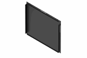 Kotelot - lisätarvikkeet - Havn BF 360 Solid Side Panel black - HVN-AS-BFSOL-02