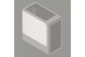 Kotelot - lisätarvikkeet - Havn BF 360 Solid Side Panel white - HVN-AS-BFSOL-02