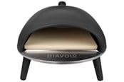 Grillit ja tarvikkeet - Delivita Diavolo Gas-Fired Pizza Oven Black - DEL-3003