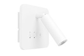 Valaisimet - EGLO FANZAROTTA SPOT NELIÖ H145 HIMM.+ USB-C VALKOINEN - 902165